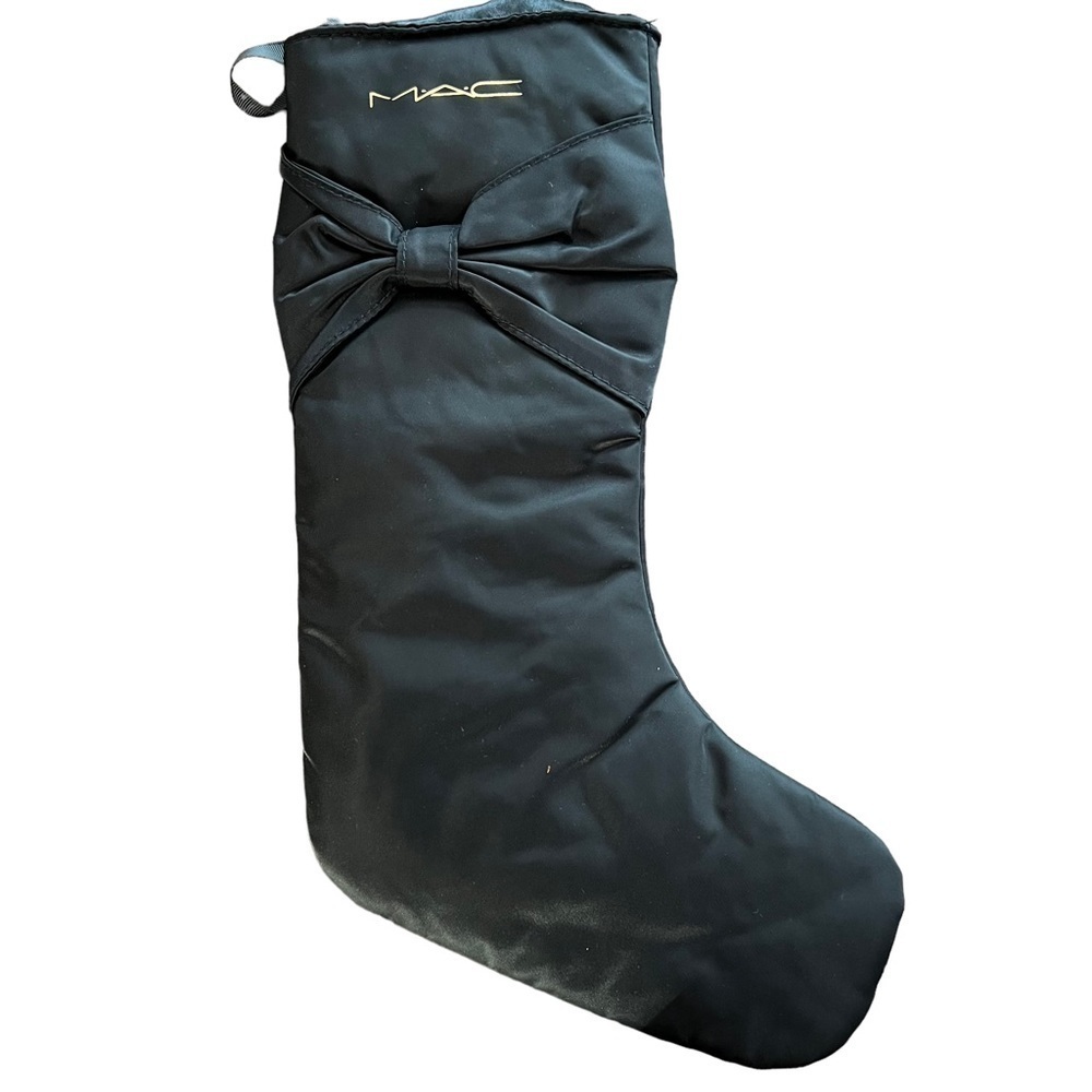 Mac cosmetics black Christmas holiday stocking